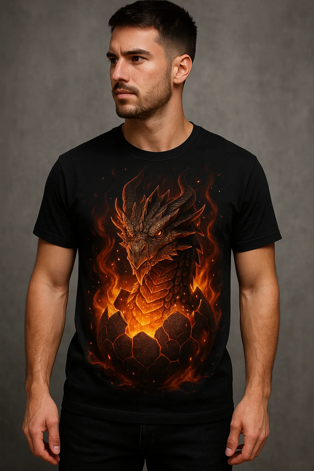 Dragon Hatch Flame Black